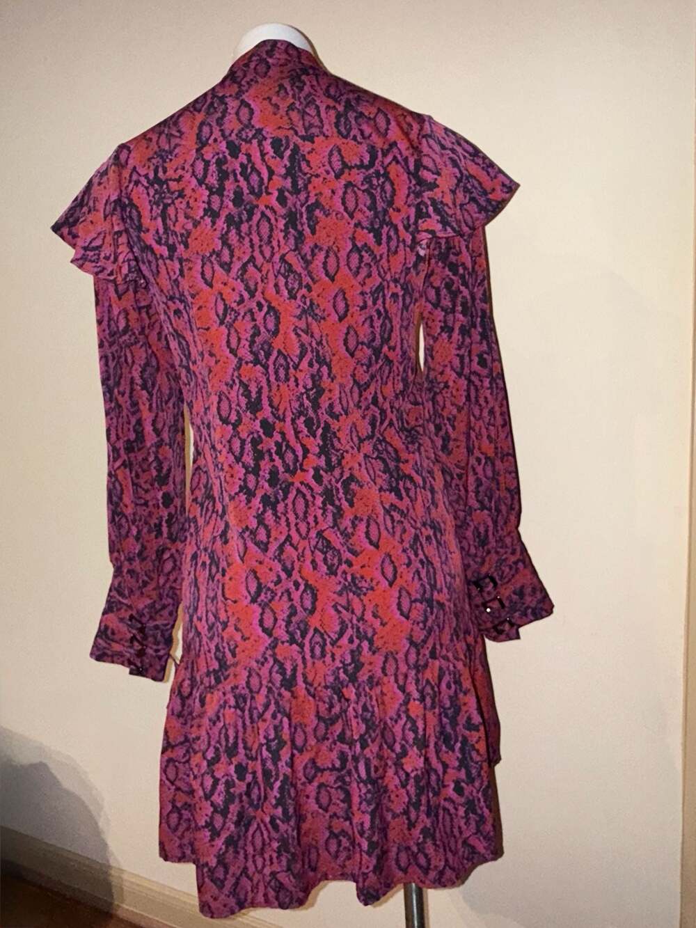 Koché Python Print Buckle Mini Dress - Picture 3 of 8